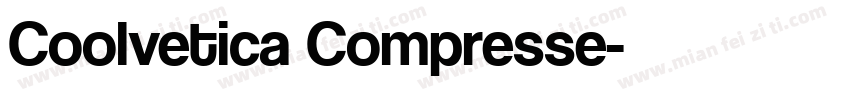 Coolvetica Compresse字体转换